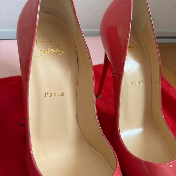 Christian Louboutin Women's Pink and Red Pumps - Picture 5 of 7